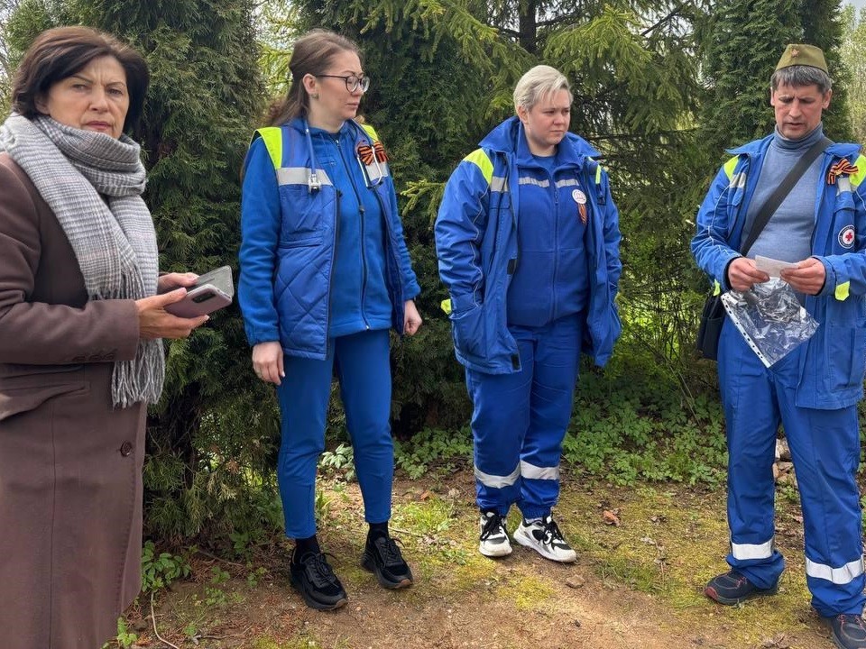 Медики скорой помощи Солнечногорска провели митинг в память героев Битвы за Москву