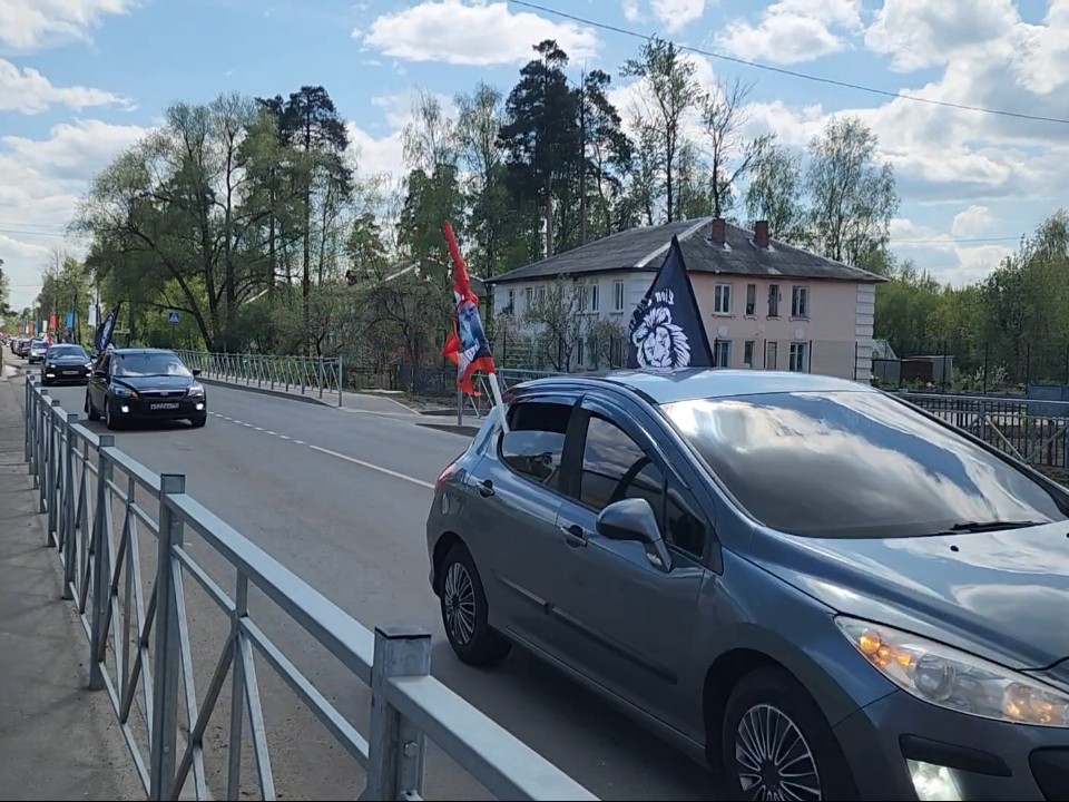 Ветераны СВО устроили автопробег в Истре