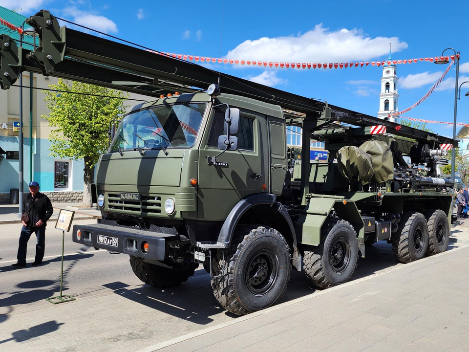 Военная техника разных времен была выставлена в Кашире под открытым небом