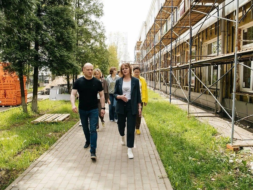 Глава Пушкинского городского округа посетил строящиеся социальные объекты