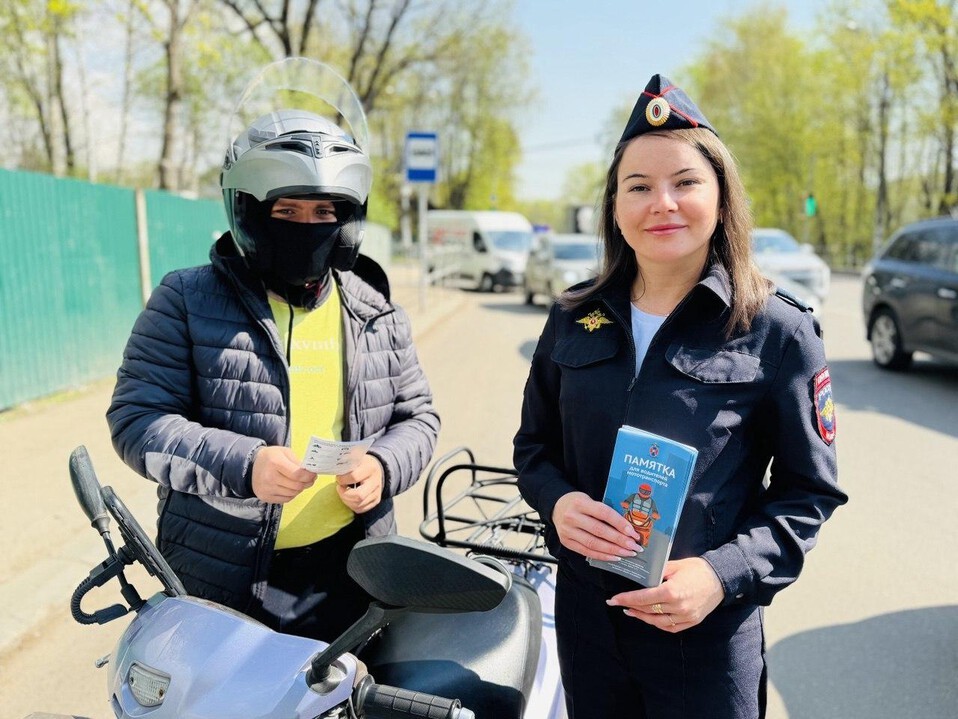 В Балашихе проверяют водителей мототранспорта
