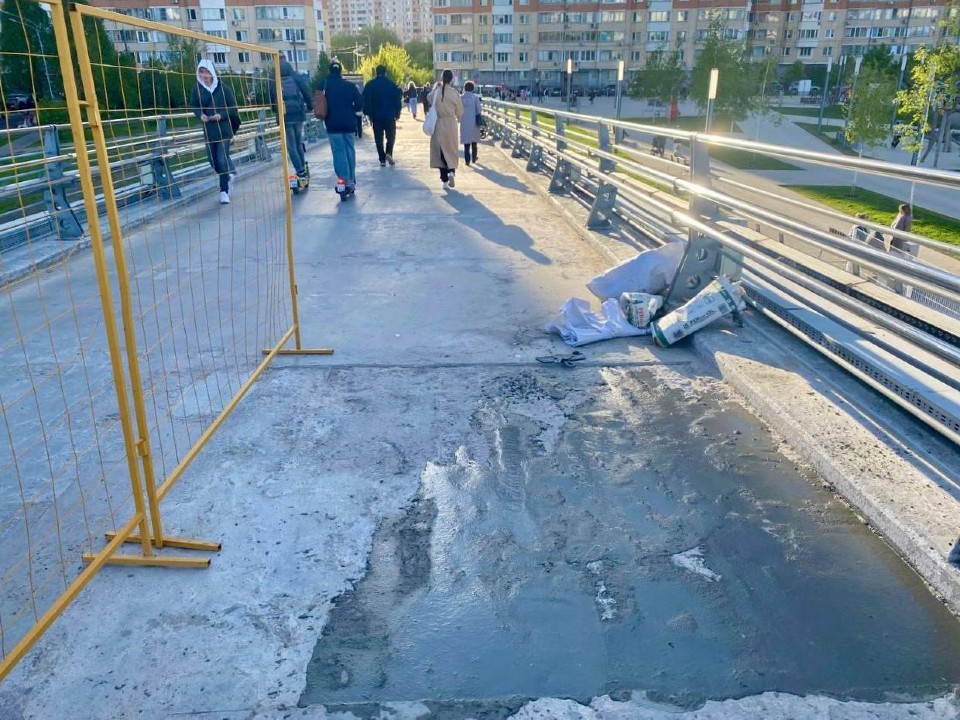 Ремонт Павшинского моста в Красногорске выполнен на 50%