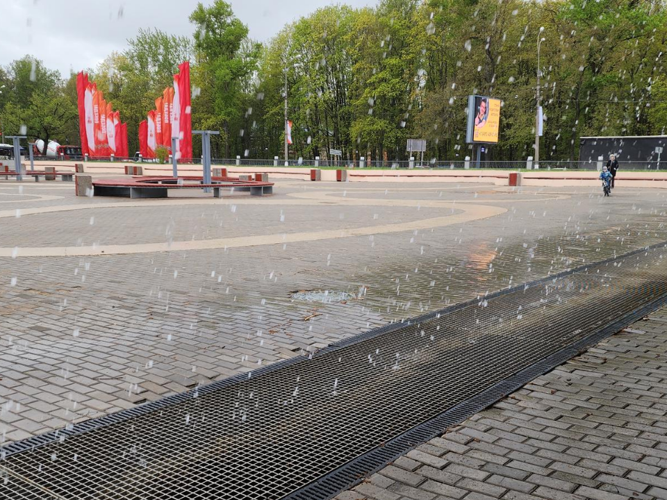 В Красногорске открылся сезон фонтанов на площади у ДК «Подмосковье»