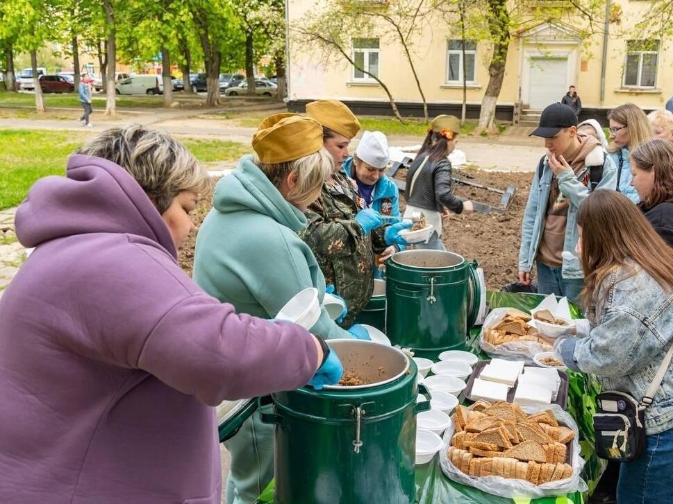 Полевая кухня будет работать на празднике в честь 9 мая в Пущине