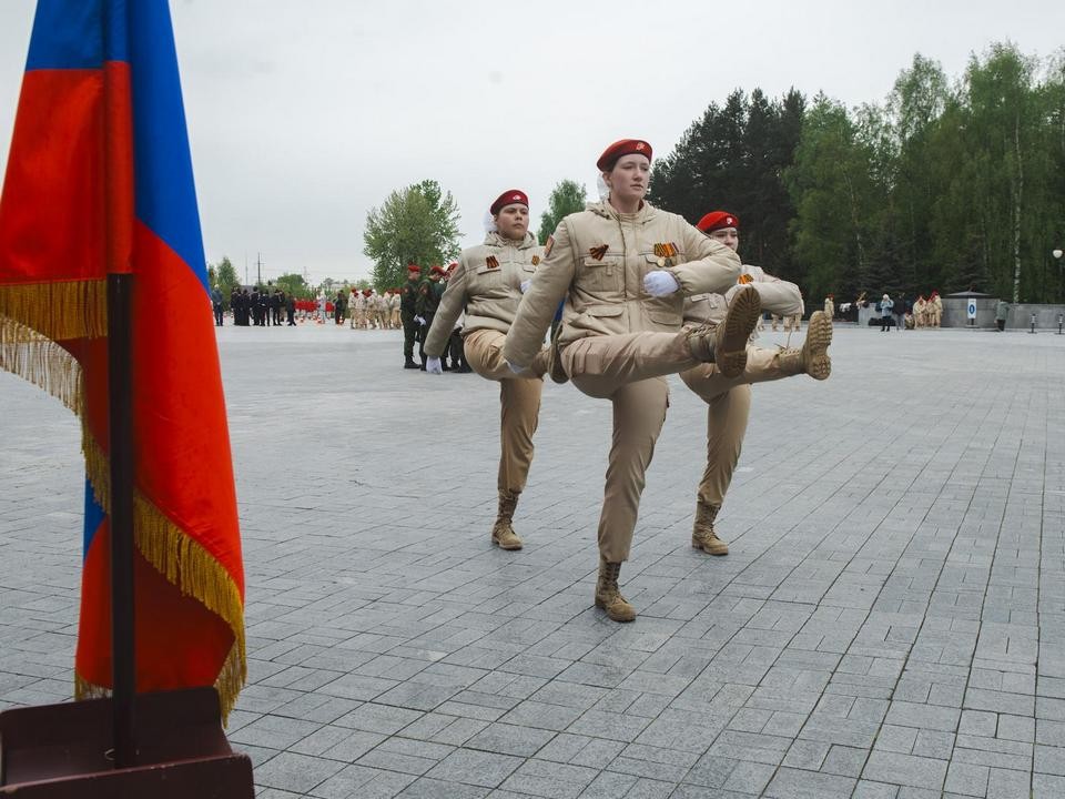 В Мытищах выбрали лучших мастеров строевой подготовки среди юнармейцев