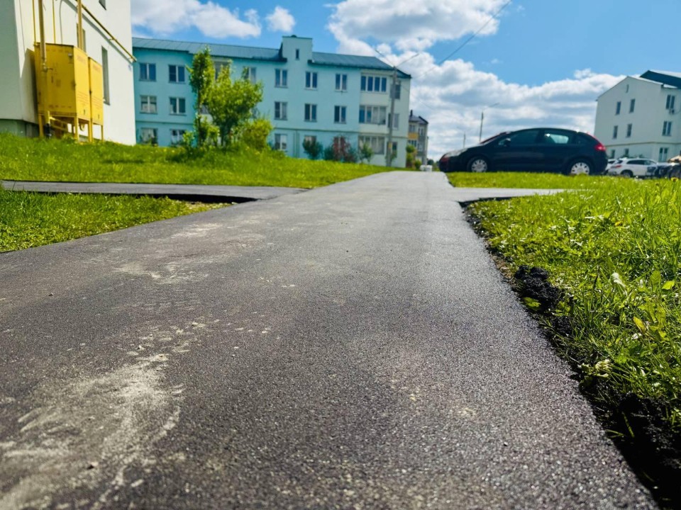В Заречье обустроят тротуары и парковки во дворах