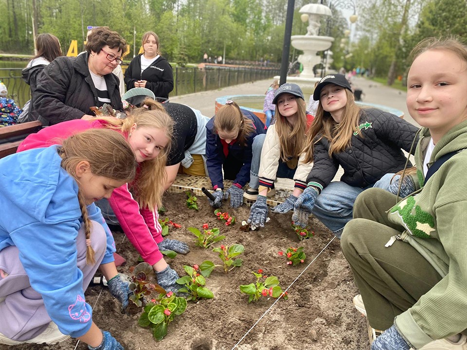 В парке культуры и отдыха им. Гагарина открылся общественный огород