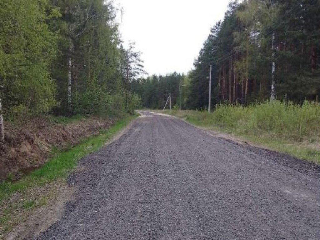После весенних паводков отремонтировали дорогу от Тархановской до Кузнецово