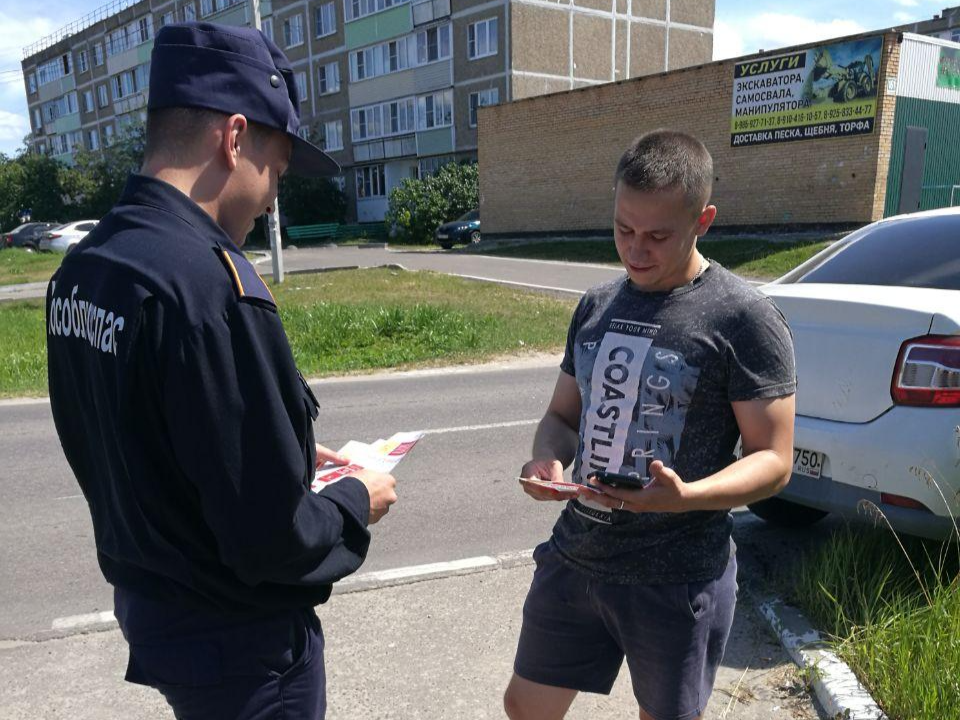 Подмосковные пожарные провели профилактические рейды в Егорьевске