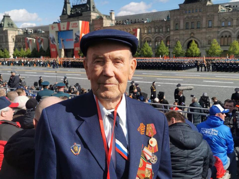 Ветеран из Дубны Николай Порошин в пятый раз съездил на Парад Победы в Москву