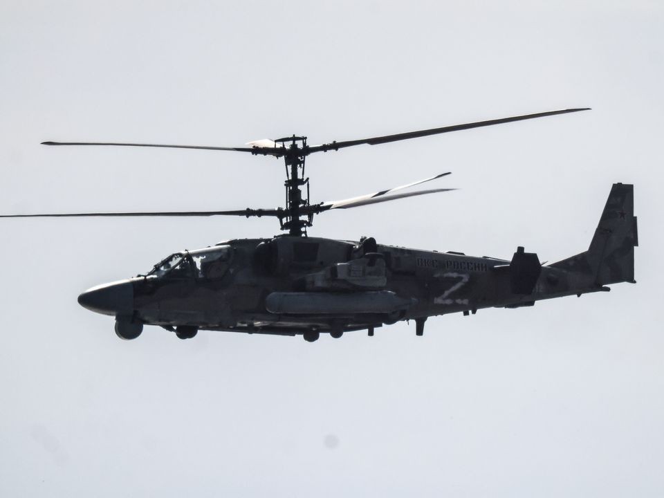 Вертолет Ка-52 сбил дрон ВСУ в Подмосковье