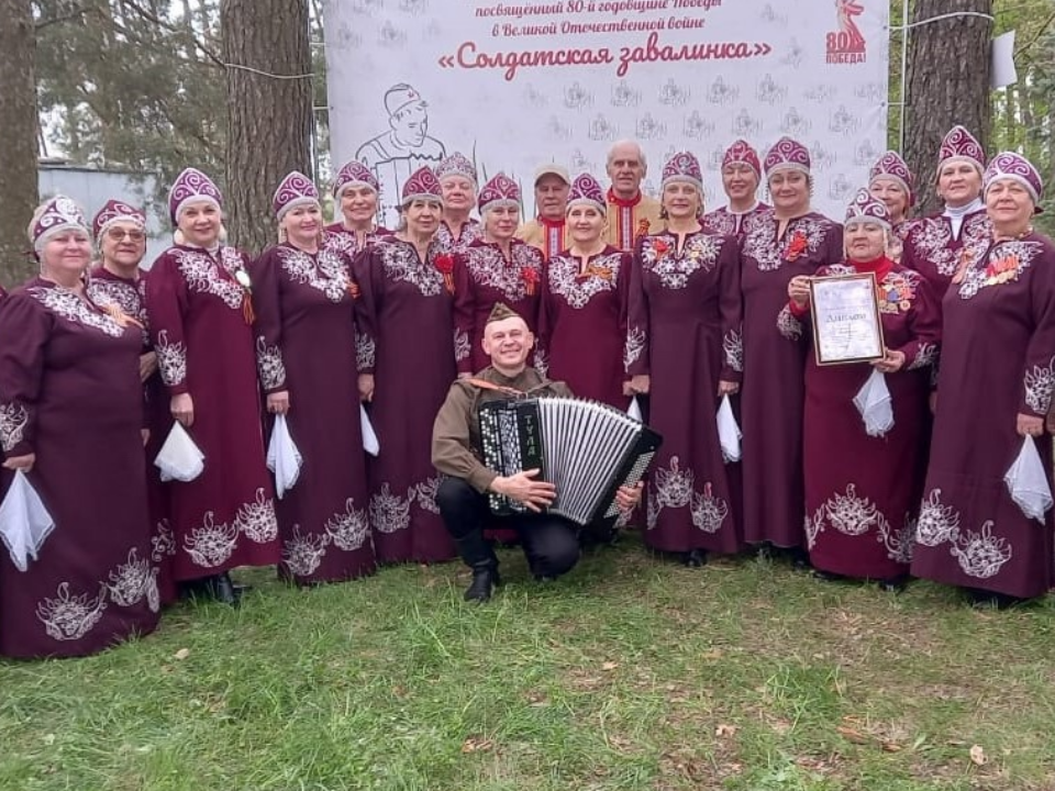Известные военные песни прозвучали в исполнении хора «Реченька» в Протвине