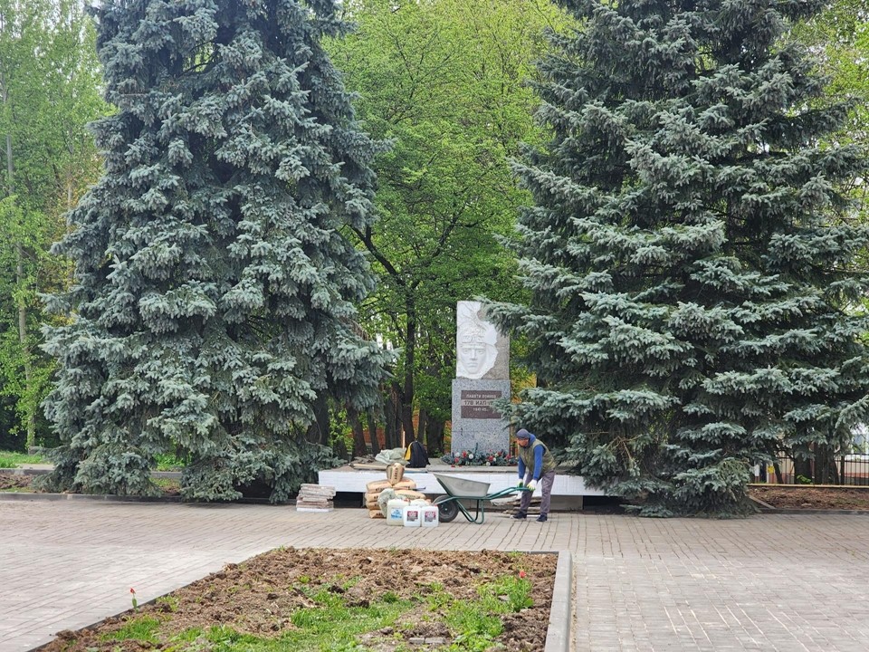 Завершается обновление мемориала летчикам-истребителям в Липицах