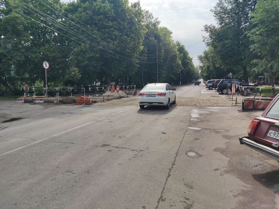 В Коломне открыли автомобильное движение по улице Гагарина