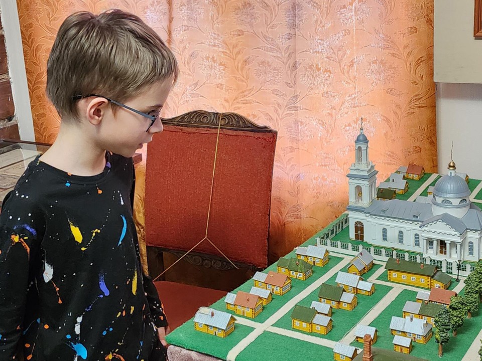 Макет центральной площади Фрянова начала XX века увидели гости старинной усадьбы