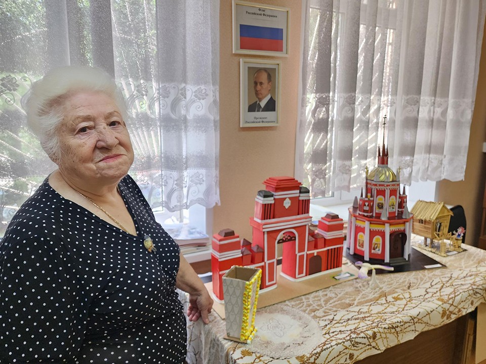 Ворота, храм и ДК из бумаги и клея украсят музей в Красноармейске