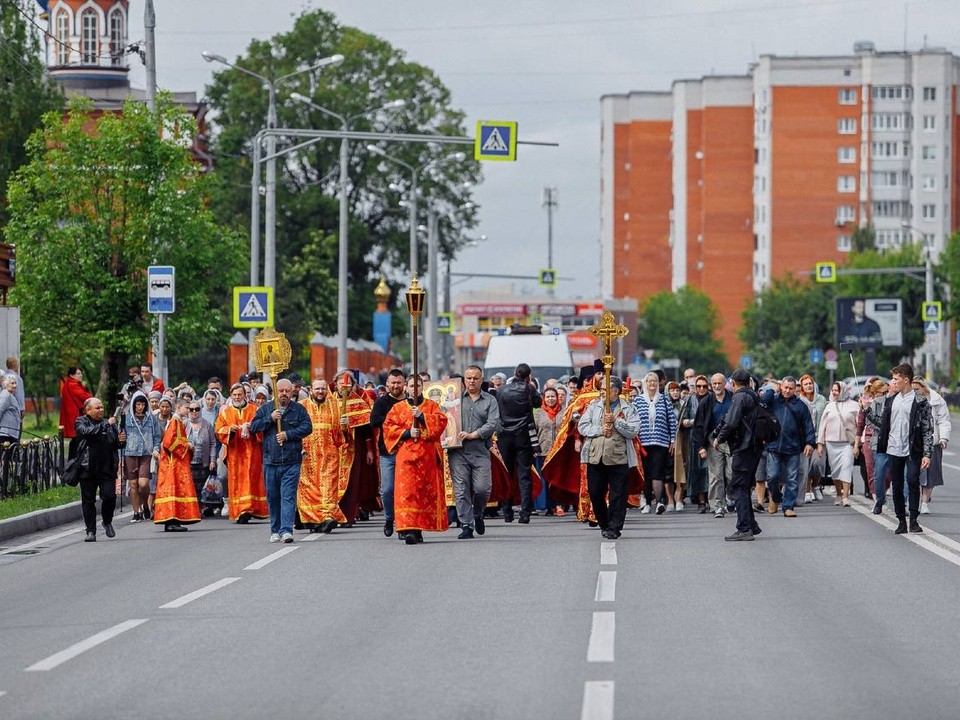 В Орехово-Зуеве во время Крестного хода ограничат движение транспорта