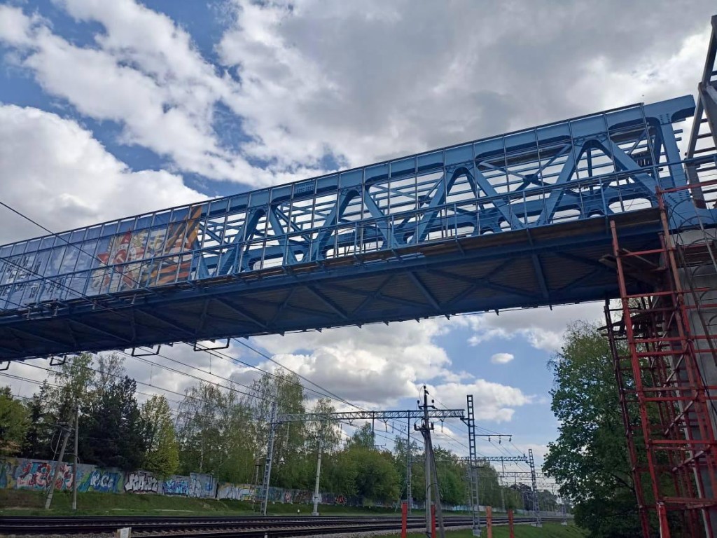 Безопасный переход через ж/д пути для 10 тыс. жителей строят в Люберцах