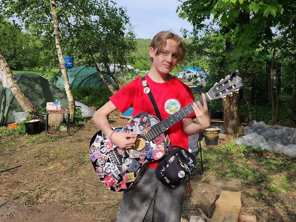 Луховицкие школьники временно разместились в палаточном лагере