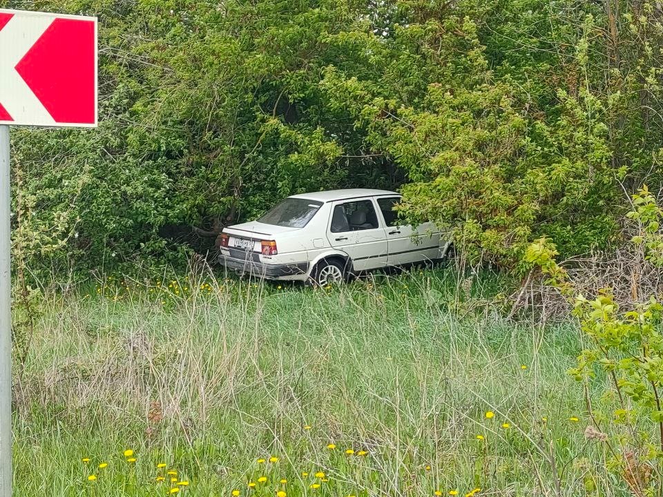 Автомобиль-призрак затаился под зеленой пеленой у почты в Серебряных Прудах