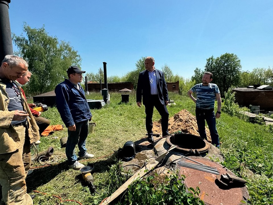 Для улучшения качества воды в Ситькове промыли резервуары на ВЗУ