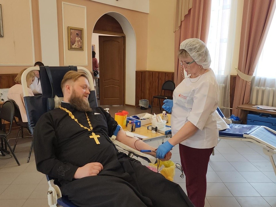 В храме Орехово-Зуева состоялась акция по сдаче крови