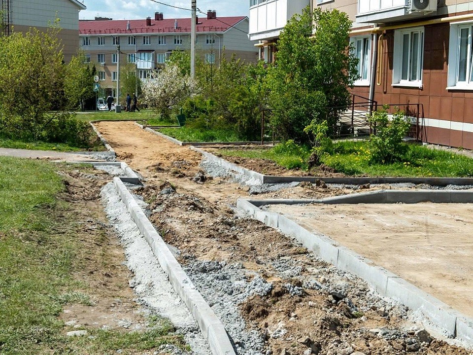 В Истре стартовало благоустройство 11 дворовых территорий