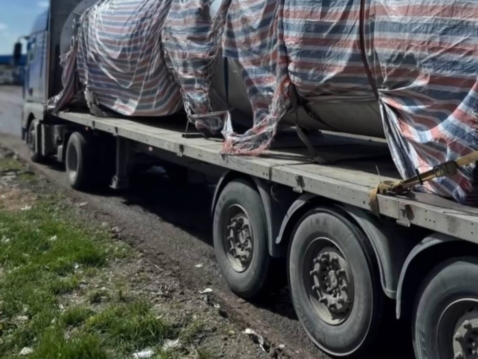На КПО «Восток» доставлено новое оборудование для обезвреживания биогаза
