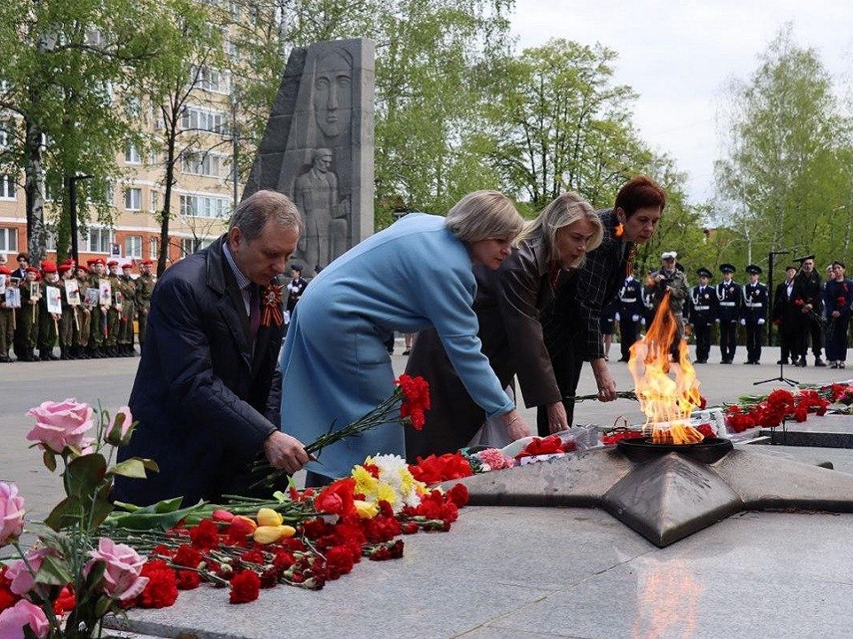 В Ступине впервые прошла патриотическая акция «Эстафета памяти»