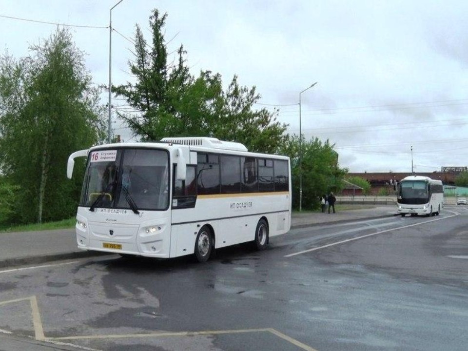 Новый автобус вышел на маршрут №16 «Ступино — Алфимово»