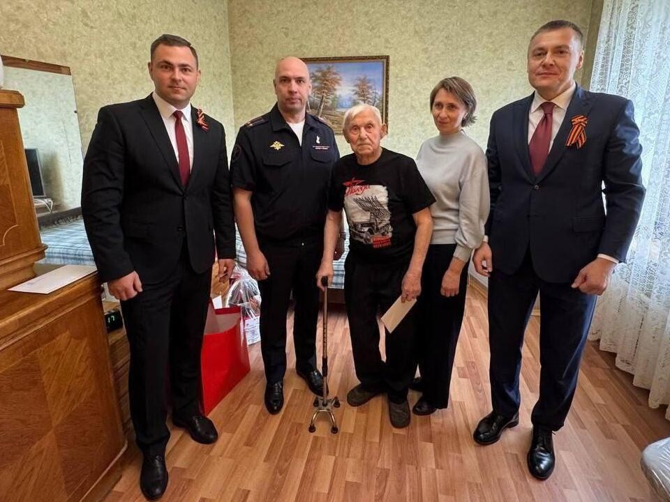 В Красногорске поздравили 99-летнего ветерана Великой Отечественной войны