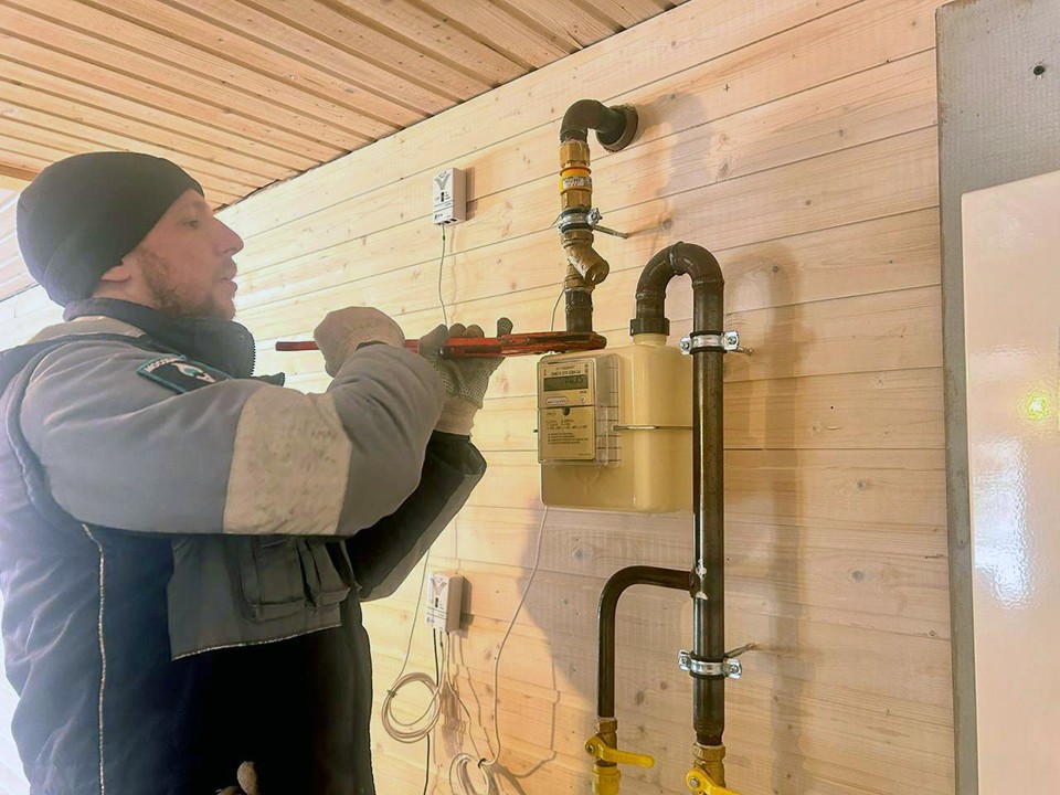 Дом жителя Тарасовки газифицировали в Подмосковье по соцпрограмме