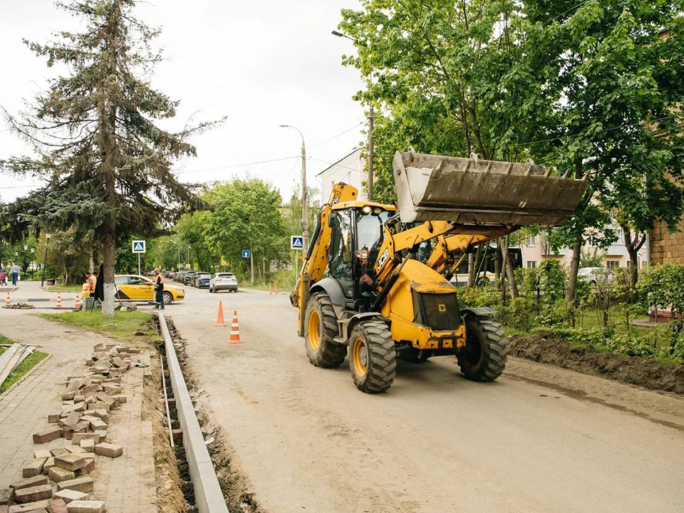 Разметку нанесут на обновленной дороге по улице Задорожной в июле