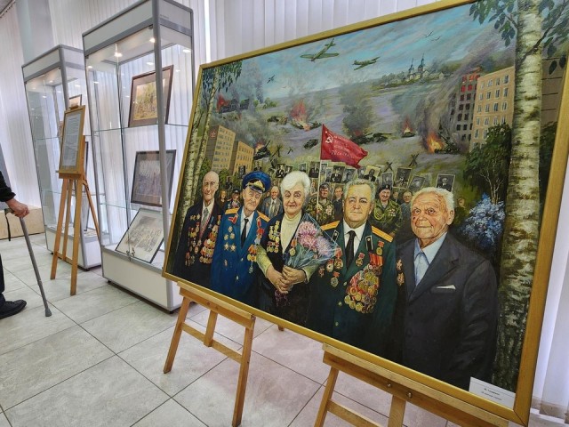 В Лобне открылась выставка «Победный май» о Великой Отечественной войне