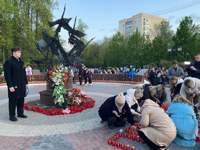 Около 1000 человек собрала акция «Свеча Памяти» в Пушкинском округе