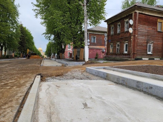 Тротуары станут шире на обновленной улице Советской в Кашире-1
