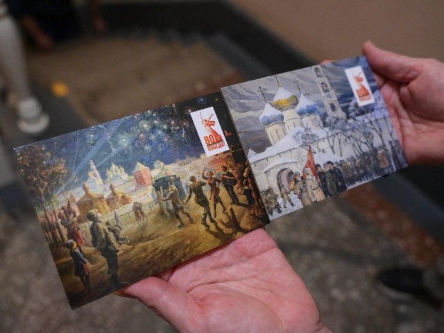 Жители Сергиева Посада отправят бесплатные почтовые открытки с картинами художников