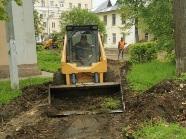 В Электростали началась реконструкция двора, где стоит «Венер Милосский»