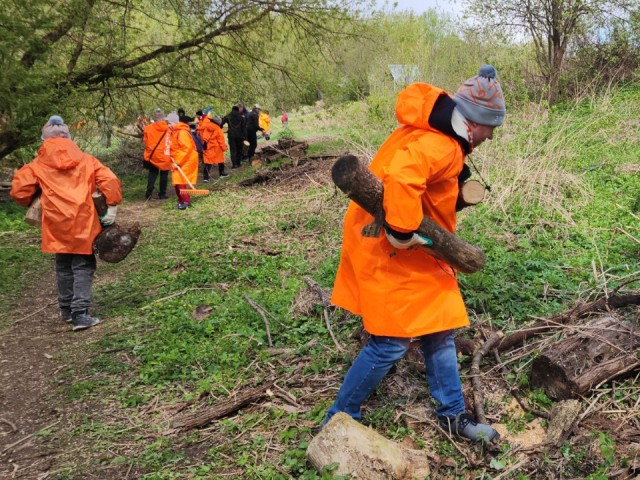 В Звенигороде продолжают благоустройство полноценной экотропы вдоль Москвы-реки