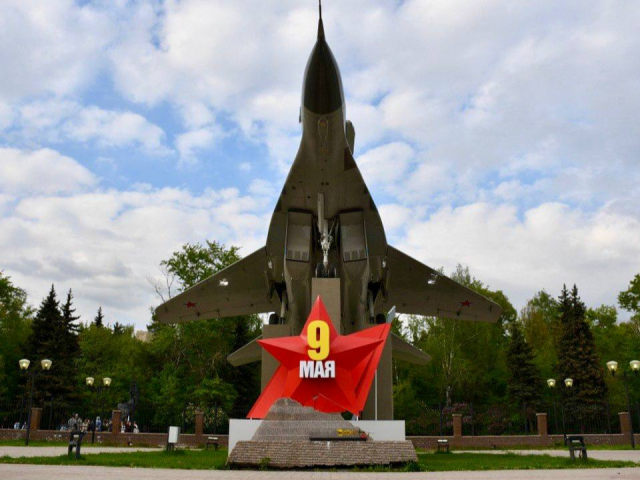 Жуковский украсили к 80-летию Великой Победы