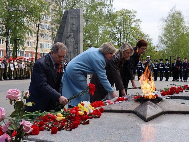 В Ступине впервые прошла патриотическая акция «Эстафета памяти»