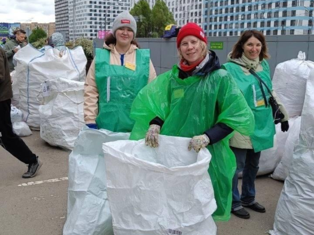 В Мытищах прошла акция по раздельному сбору отходов