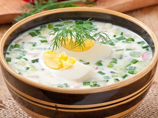 Рецепт нетривиальной окрошки для тех, кто не любит квас и колбасу