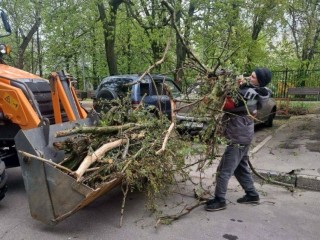 Ликвидация последствий стихии продолжается в Красногорске