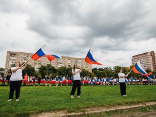 Жители Пушкино и Ивантеевки сегодня выстроятся в «Звезду Победы»