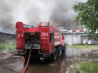 В Большом Гридине оперативно ликвидировали возгорание