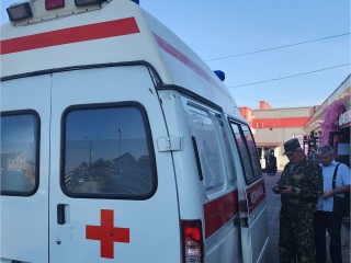 В Мытищах работает мобильный медпункт у ДК «Яуза» до 15:00