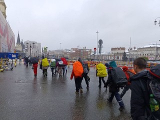 Подольские школьники отправились в тренировочный поход  перед поездкой на Кавказ