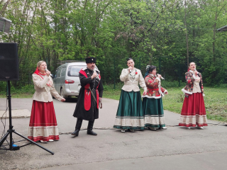 В Каширской больнице отметили 80-летие Победы душевным концертом и полевой кухней
