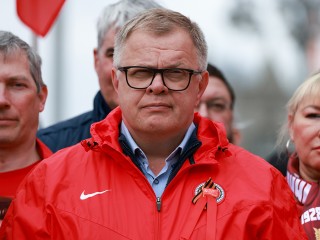 Наумов принял участие в открытии памятника Сталину в Серпухове